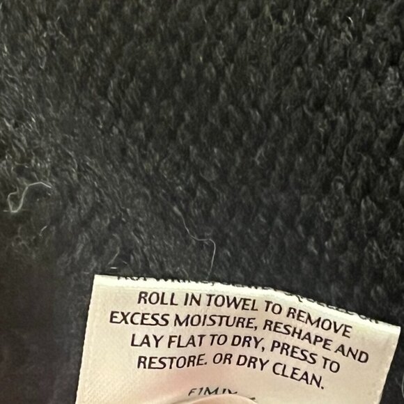 Eileen Fisher open cardigan XL merino wool waterfall grey charcoal - Picture 14 of 14